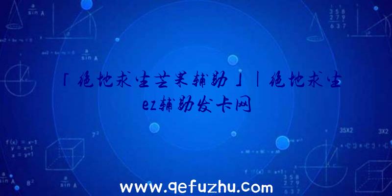 「绝地求生芒果辅助」|绝地求生ez辅助发卡网